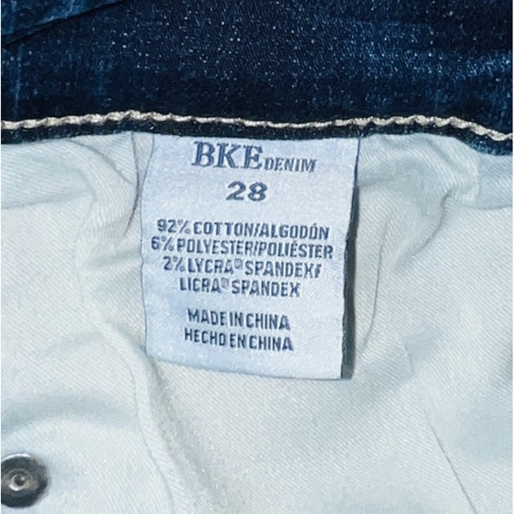 BKE Jeans Women's 28 Gabby Curvy High Rise Stretch Western Romantic Americana - Picture 7 of 8